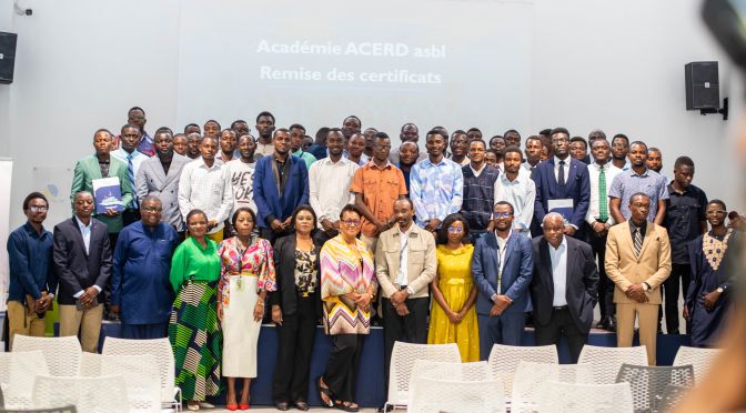 ACADEMIE ACERD asbl – Remise des certificats & clôture des activités 